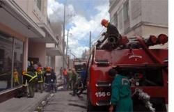 Cuban President conferred the Medal for Bravery, post mortem, on young firefighter Alejandro Clivillé Sario.